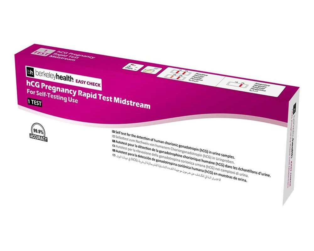 Barkeley health hcg-pregnancy-midstream rapid test kit