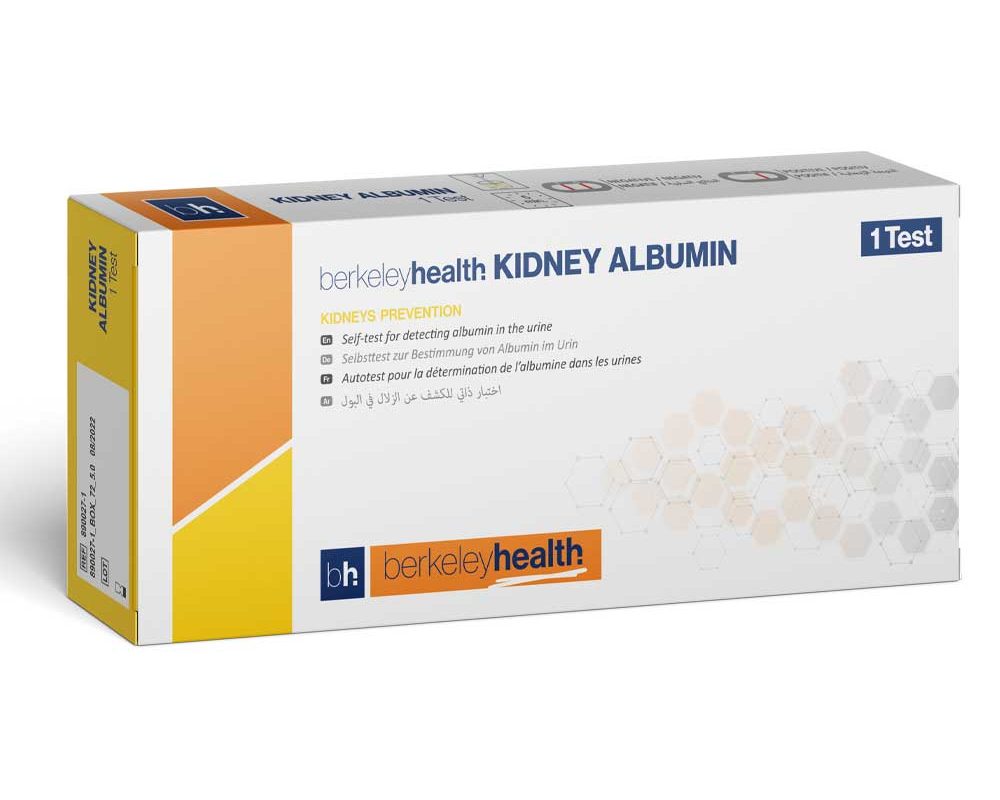 Barkeley health kidney-albumin rapid test kit